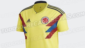 Esta sería la camiseta de Colombia para el Mundial 2018