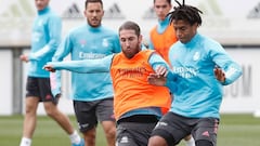Ramos returns to training with sights set on Chelsea
