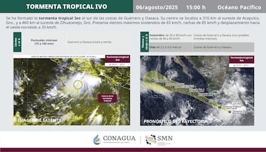 Tormenta Tropical IVO: trayectoria en vivo, estados afectados y últimas noticias