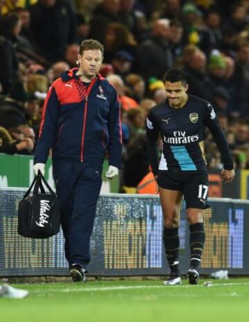 Así fue el ingrato partido de Alexis ante Norwich