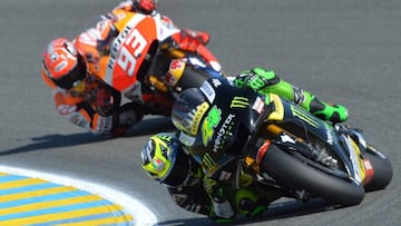 Pol Espargaró por delante de Márquez.