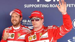 Vettel y Raikkonen. 
