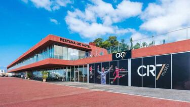 This is Cristiano's Pestana CR7 hotel in Funchal