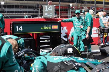 Fernando Alonso (Aston Martin AMR23). Bakú, Azerbaiyán. F1 2023.