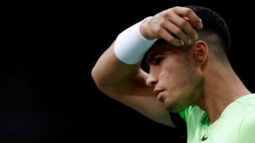 The Spanish superstar admitted being disappointed after losing to Roman Safiulin in the first round of the Paris Masters.