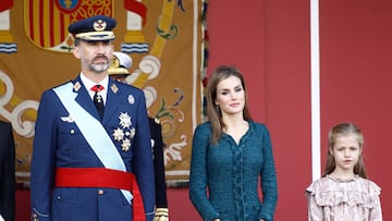 DESFILE MILITAR DEL DÍA DE LA HISPANIDAD,Image: 465579634, License: Rights-managed, Restrictions: , Model Release: no, Pictured: MARIANO RAJOY,LETIZIA ORTIZ,LEONOR DE BORBON ORTIZ,SOFIA DE BORBON ORTIZ,YOLANDA BARCINA,PEDRO SÁNCHEZ PÉREZ-CASTEJÓN,FELIPE VI, Credit line: Eduardo Parra / Europa Press / ContactoPhoto
Editorial licence valid only for Spain and 3 MONTHS from the date of the image, then delete it from your archive. For non-editorial and non-licensed use, please contact EUROPA PRESS.
Eduardo Parra / Europa Press / C
  (Foto de ARCHIVO)
12/10/2014