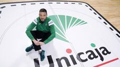 Ibon Navarro tras su presemtaci&oacute;n como entrenador del Unicaja.