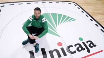 Ibon Navarro tras su presemtación como entrenador del Unicaja.