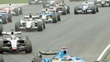 <b>ACCIDENTADA CARRERA.</b> Esta vez no pudimos ver un triunfo del asturiano.