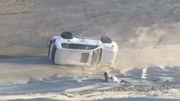 Mexicanos sufren accidente en desierto de Qatar