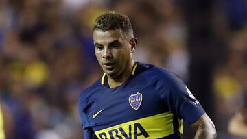 Cardona, con Boca Juniors. 