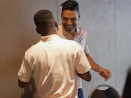 Falcao llega a la concentración de Millonarios en Buenos Aires