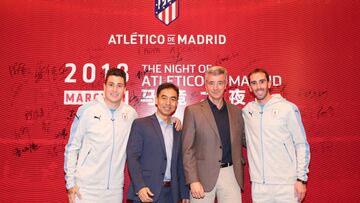 Gim&eacute;nez, Dongwei Yang, Gil Mar&iacute;n y God&iacute;n, hoy en Nanning.