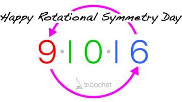 El 9 de octubre de este a&ntilde;o es un d&iacute;a sim&eacute;tricamente rotacional.