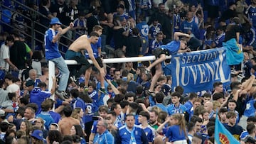 Celebración del Oviedo.