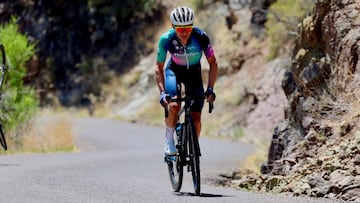 Miguel Ángel López en el Tour de Gila.