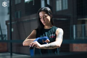 Imágenes del media day de la velada de boxeo en Bogotá.