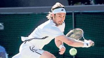 <b>GRAN FORMA. </b>Juan Carlos Ferrero está mostrando en la hierba de Wimbledon su mejor tenis.