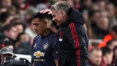 La "cariñosa" despedida de Solskjaer a Alexis Sánchez