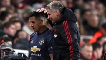 La "cariñosa" despedida de Solskjaer a Alexis Sánchez