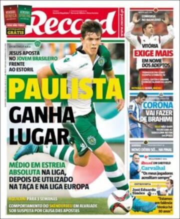 Portadas de la prensa mundial