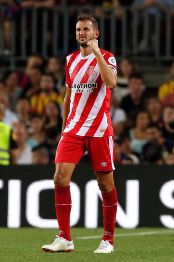 1-1. Stuani celebró el gol del empate.