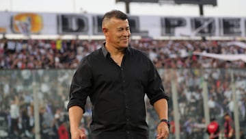 Futbol, Colo Colo vs Union Espanola
Fecha 12, Liga de Primera 2025
El entrenador de Colo Colo JorgeÊAlmiron es fotografiado durante el partido de primera division contra Union Espanola disputado en el estadio Monumental en Santiago, Chile.
Felipe Zanca/Photosport
Football, Colo Colo vs Union Espanola
12th turn, Division League 2025
Colo ColoÕs head coach JorgeÊAlmiron is pictured during the first division match against Union Espanola held at the Monumental stadium in Santiago, Chile.
24/05/2025
Felipe Zanca/Photosport