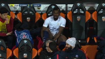 Aurier tarda 7' en entrar al campo... ¿provocación a Emery?