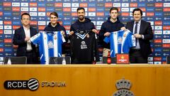 Mao Ye, Denis Suárez, Fernando Pacheco, José Gragera y Domingo Catoira.