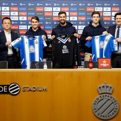 Denis Suárez, Pacheco y Gragera, la “triple” alegría del Espanyol