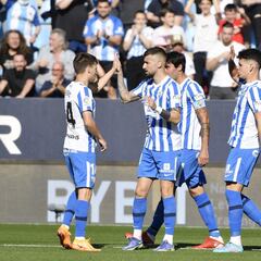 Aprobados y suspensos del Málaga ante el Valladolid