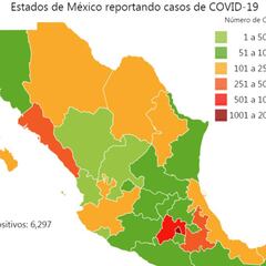 Mapa y casos de coronavirus en México por estados hoy 17 de abril