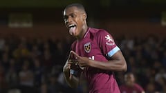 Issa Diop, con el West Ham. 