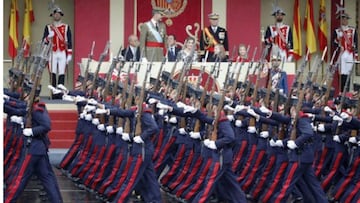 Desfile militar Día de la Hispanidad, 12 de octubre.