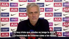El corte tajante de Mourinho a Solskjaer por su crítica a Son