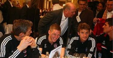 El Bayern celebr en 2012 su pase con una juerga en el Palace