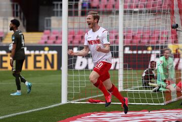 El colombiano Jhon Córdoba fue titular en el encuentro entre Colonia y Mainz en el regreso de la Bundesliga. El partido se disputó en el Estadio Rhein Energie