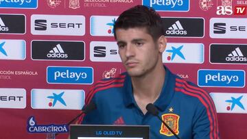 Morata: "Fue un momento difícil porque yo esperaba ir al Mundial"