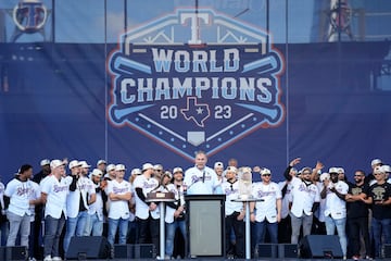 El equipo de la liga estadounidense de béisbol (MLB) con sede en el Dallas-Fort Worth metroplex en Texas, ocupa el sexto puesto en búsquedas impulsado por la consecución de la Liga y la Serie Mundial. Las regiones donde más han buscado al equipo texano son Estados Unidos, Nicaragua y Puerto Rico. 