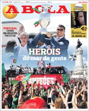 Portadas de la prensa mundial