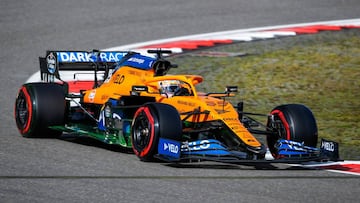 Carlos Sainz (McLaren MCL35). Nurburgring. F1 2020.
