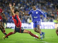 Partido de Liga BetPlay entre Millonarios y Medellín.