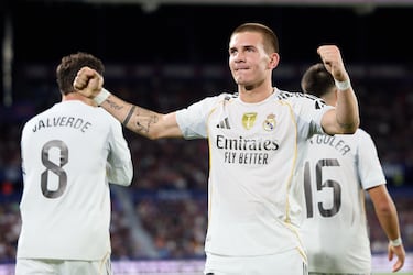 El argentino está confirmando que el Real Madrid acertó apostando por él. Su gol ante el Levante demuestra que no es solo habilidoso con la pelota, también tiene pegada. Ilusiona a la afición blanca.