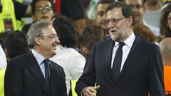 Florentino P&eacute;rez y Mariano Rajoy.
 