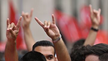 La Policía alemana detiene la marcha de hinchas turcos por el “saludo del lobo”