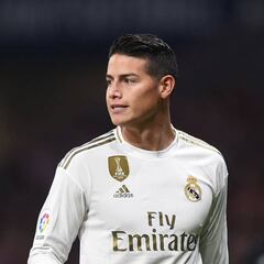 James y el club de los lesionados en el Real Madrid