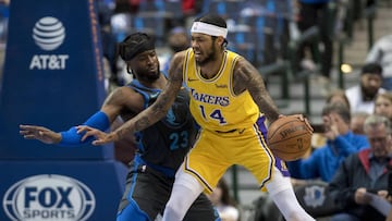 Brandon Ingram, durante un partido contra los Dallas Mavericks.