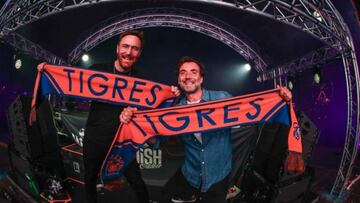 David Guetta apoya a Tigres en la final de Clausura 2019