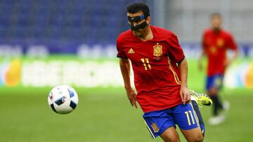 Pedro con la selección española.