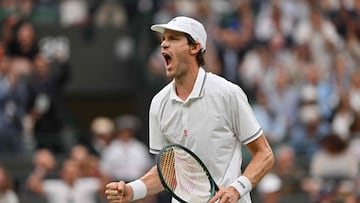 Jarry luchó en Wimbledon: los millones que ganó y su nuevo ranking ATP